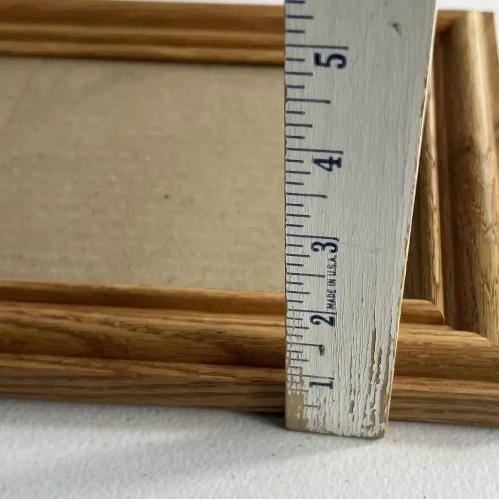 Vintage Wood Grain Picture Frame Fits 5x7 Photos